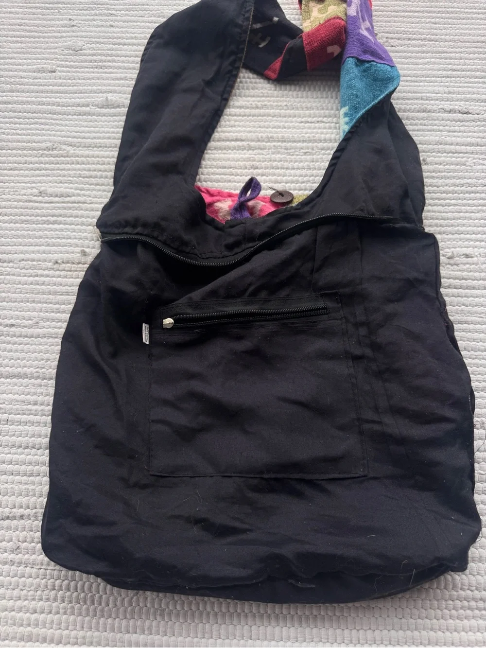 NY Patchwork Hobo Bag Boho Cotton Shoulder Bag Nepal Handmade